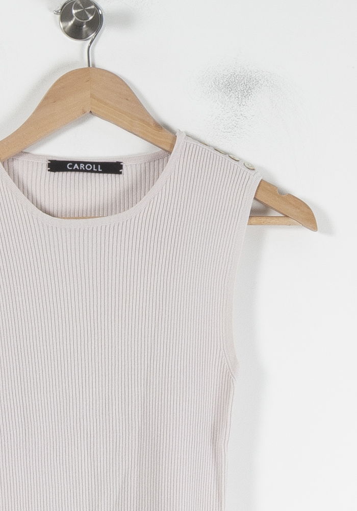 Débardeur Beige - Taille XL/42 de la marque Caroll | PARAD88569 - Vendu par Paradigme - Image 3