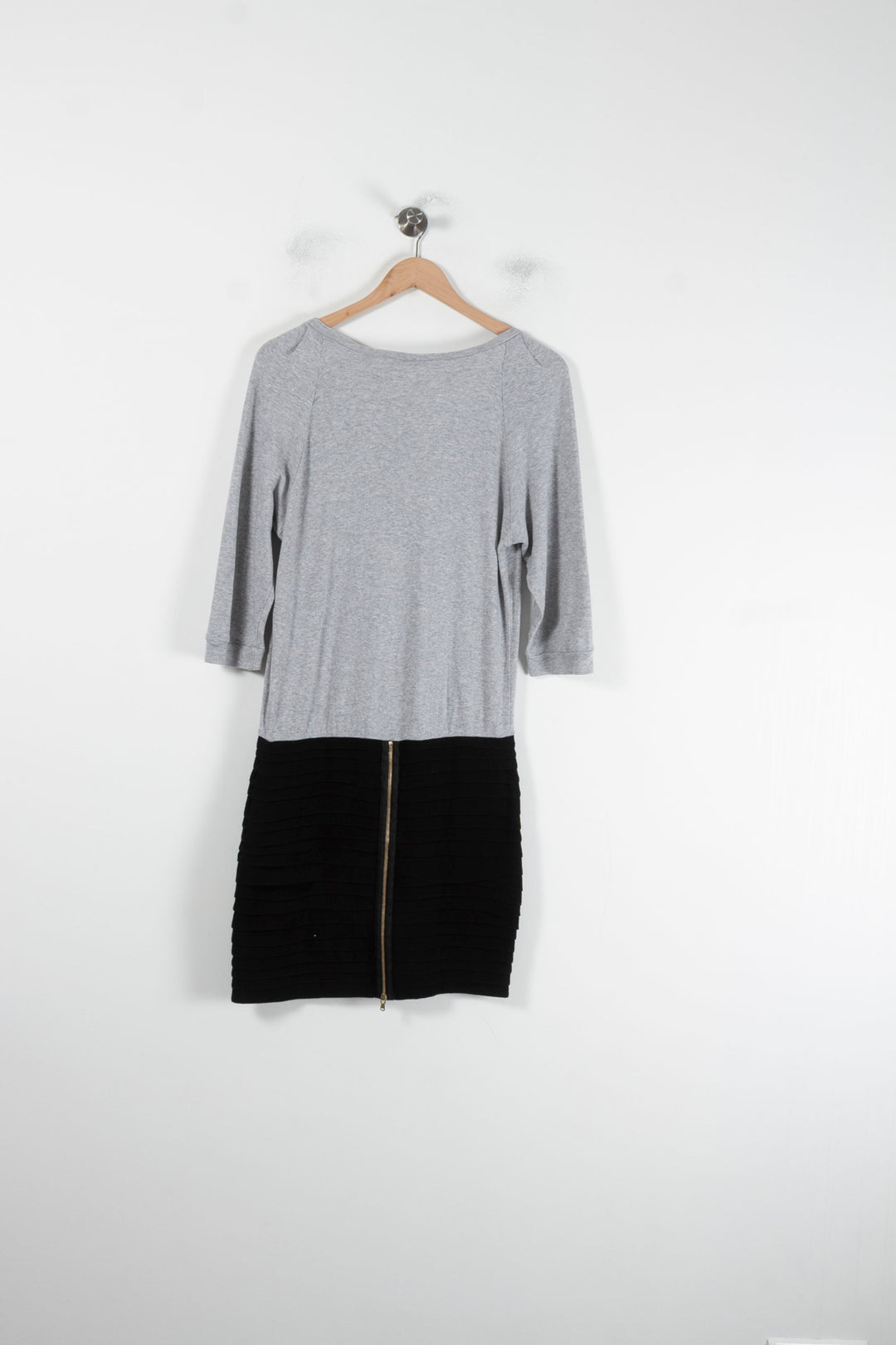 Robe Courte Grise et Noire - Taille L/40 de la marque Sandro | PARAD88577 - Vendu par Paradigme - Image 4
