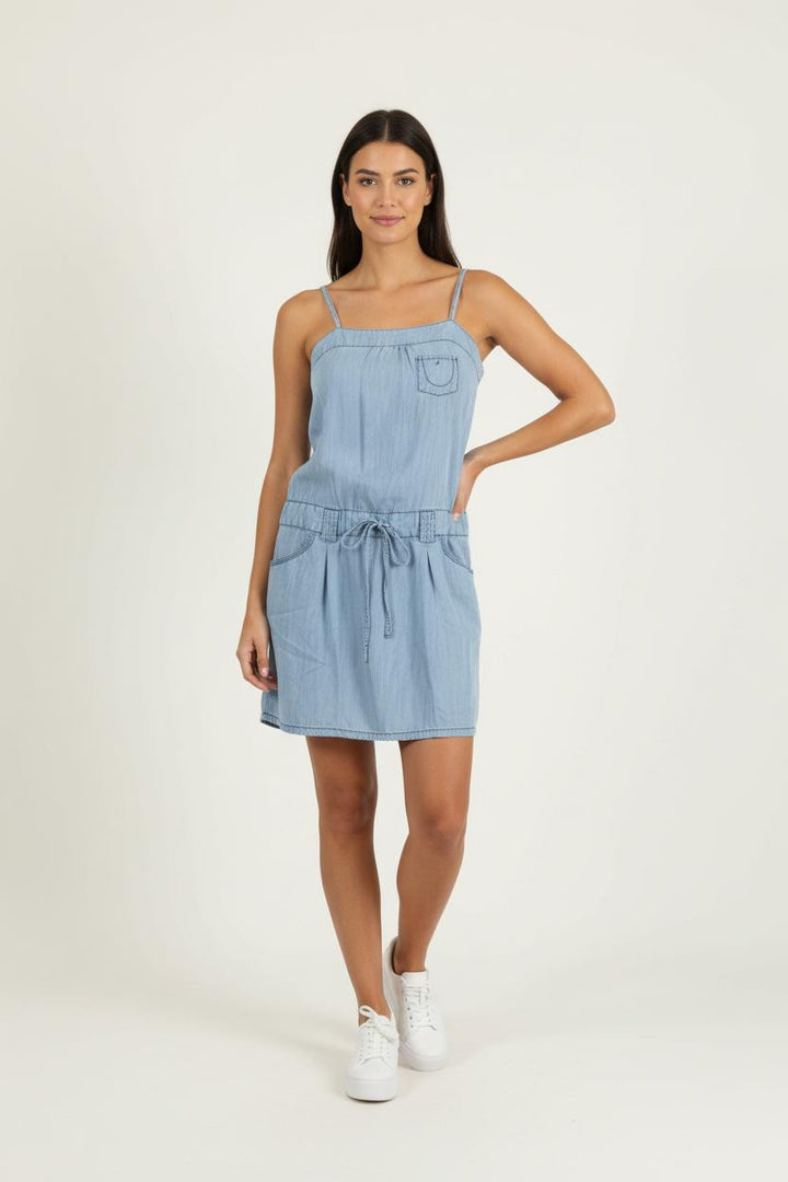 Robe Débardeur Bleue - Taille S/36 de la marque Sud express | PARAD88581 - Vendu par Paradigme - Image 1
