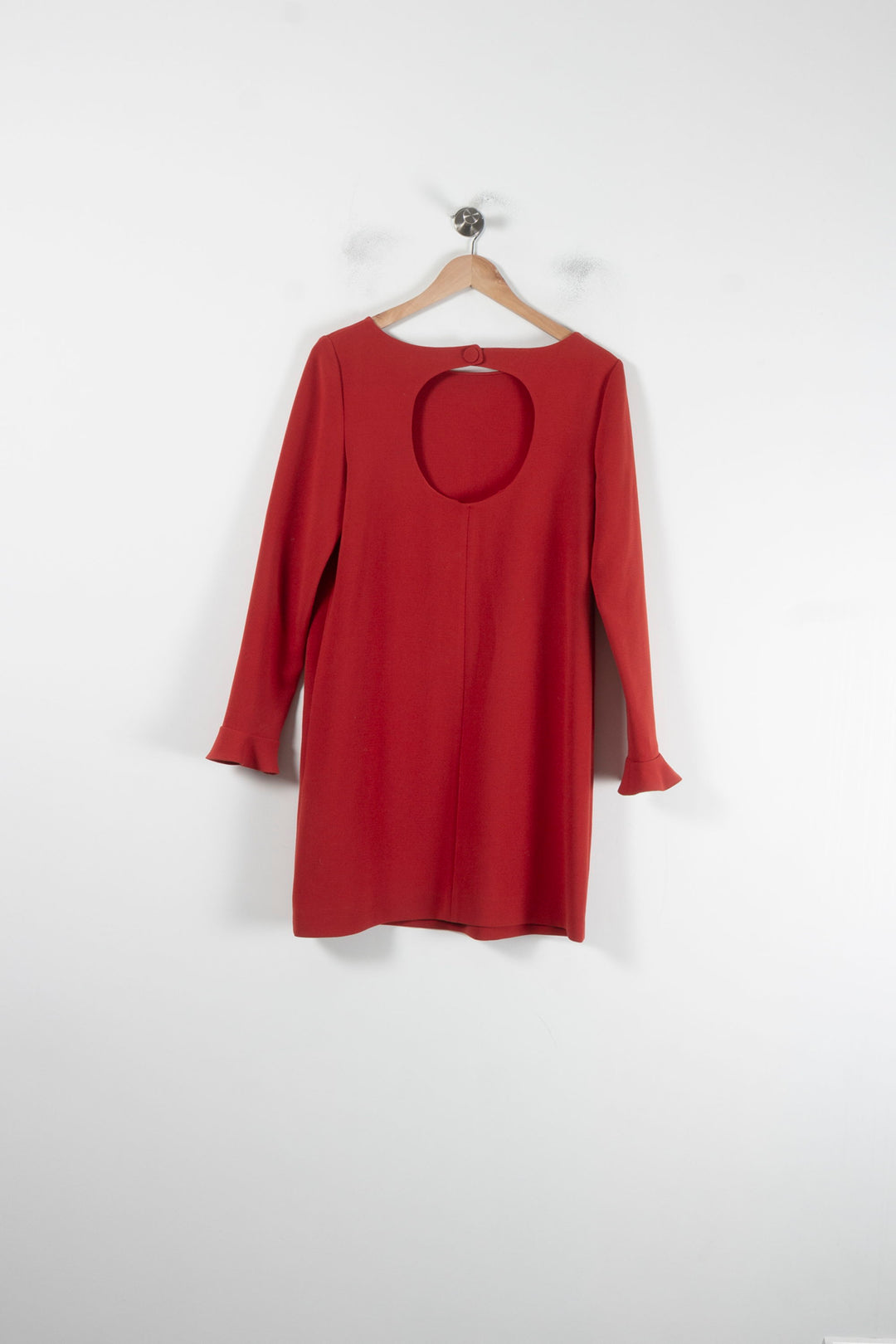 Robe Droite Rouge - Taille M/38 de la marque ba&sh | PARAD88585 - Vendu par Paradigme - Image 4