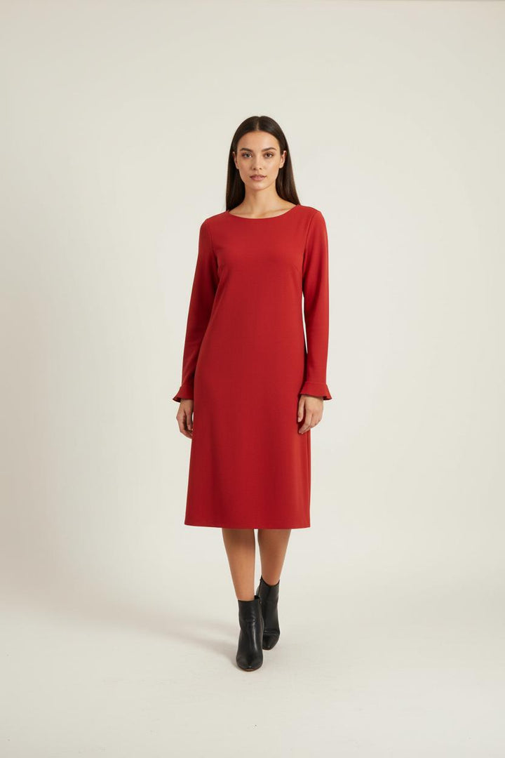 Robe Droite Rouge - Taille M/38 de la marque ba&sh | PARAD88585 - Vendu par Paradigme - Image 1
