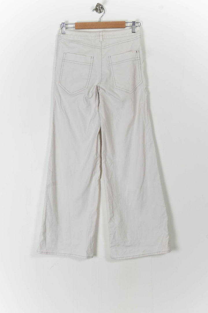 Pantalon Large Blanc - Taille XS/34 de la marque ba&sh | PARAD88587 - Vendu par Paradigme - Image 4
