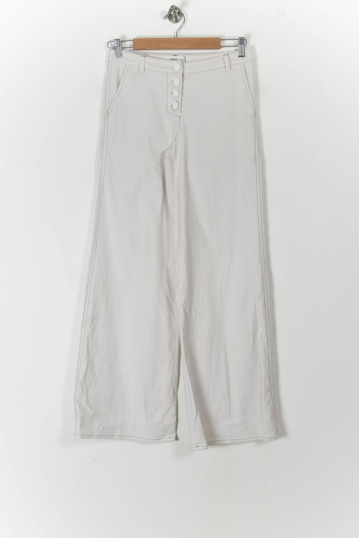 Pantalon Large Blanc - Taille XS/34 de la marque ba&sh | PARAD88587 - Vendu par Paradigme - Image 2