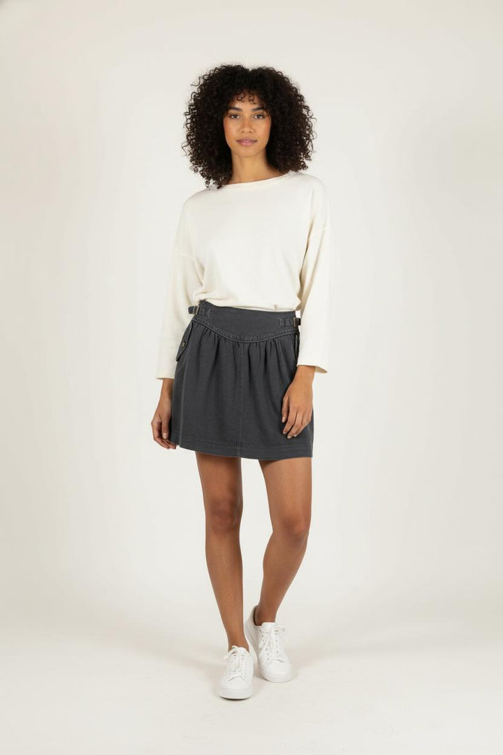 Jupe Plissée Grise - Taille M/38 de la marque Sandro | PARAD88589 - Vendu par Paradigme - Image 1