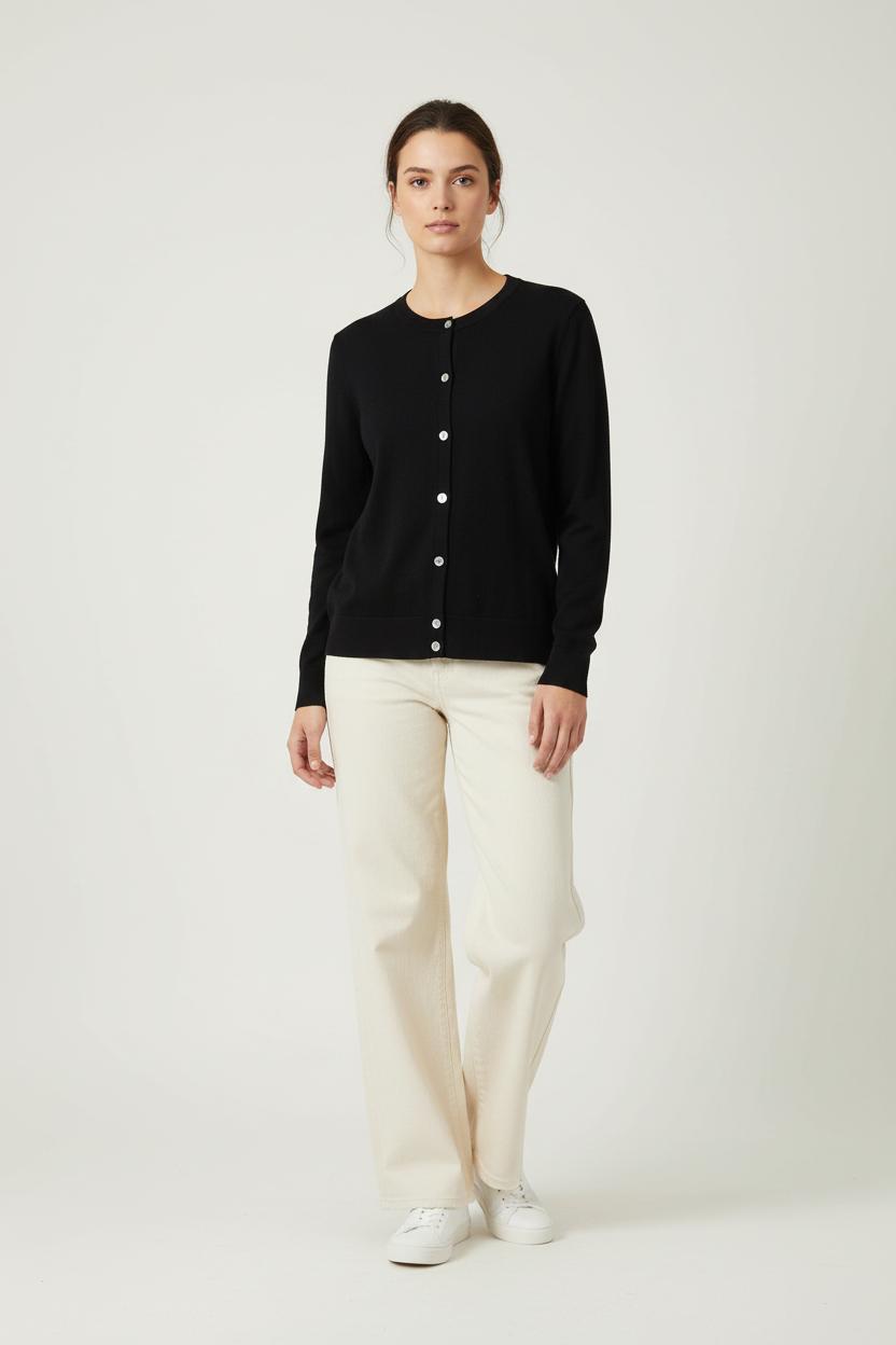 Cardigan Noir - Taille S/36 de la marque Galeries Lafayette | PARAD88609 - Vendu par Paradigme - Image 1