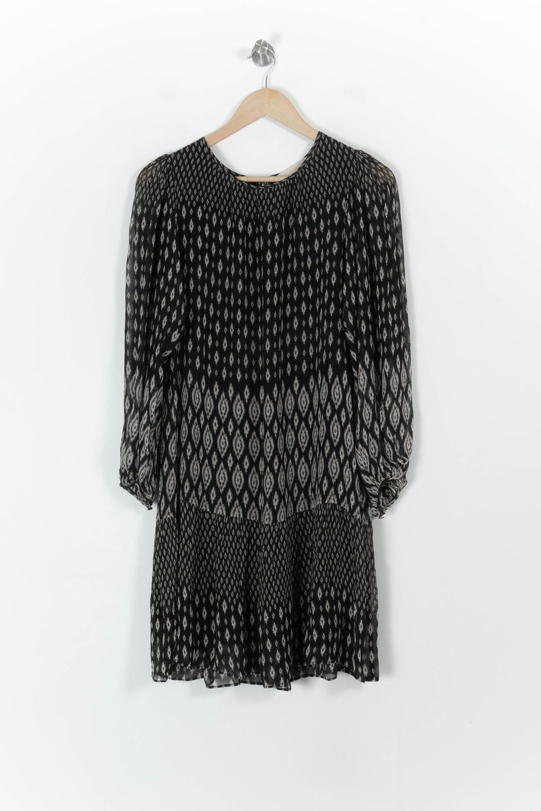 Robe Midi Noire et Blanche - Taille M/38 de la marque Vanessa Bruno | PARAD88613 - Vendu par Paradigme - Image 2