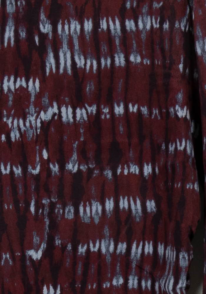 Robe Longue Bordeaux et Bleu - Taille S/36 de la marque Vanessa Bruno | PARAD88614 - Vendu par Paradigme - Image 3