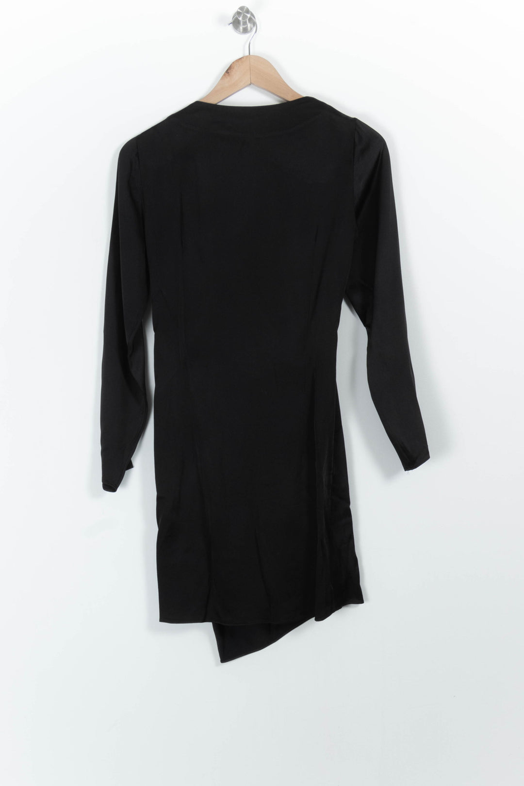 Robe Portefeuille Noire - Taille S/36 de la marque Vanessa Bruno | PARAD88616 - Vendu par Paradigme - Image 4