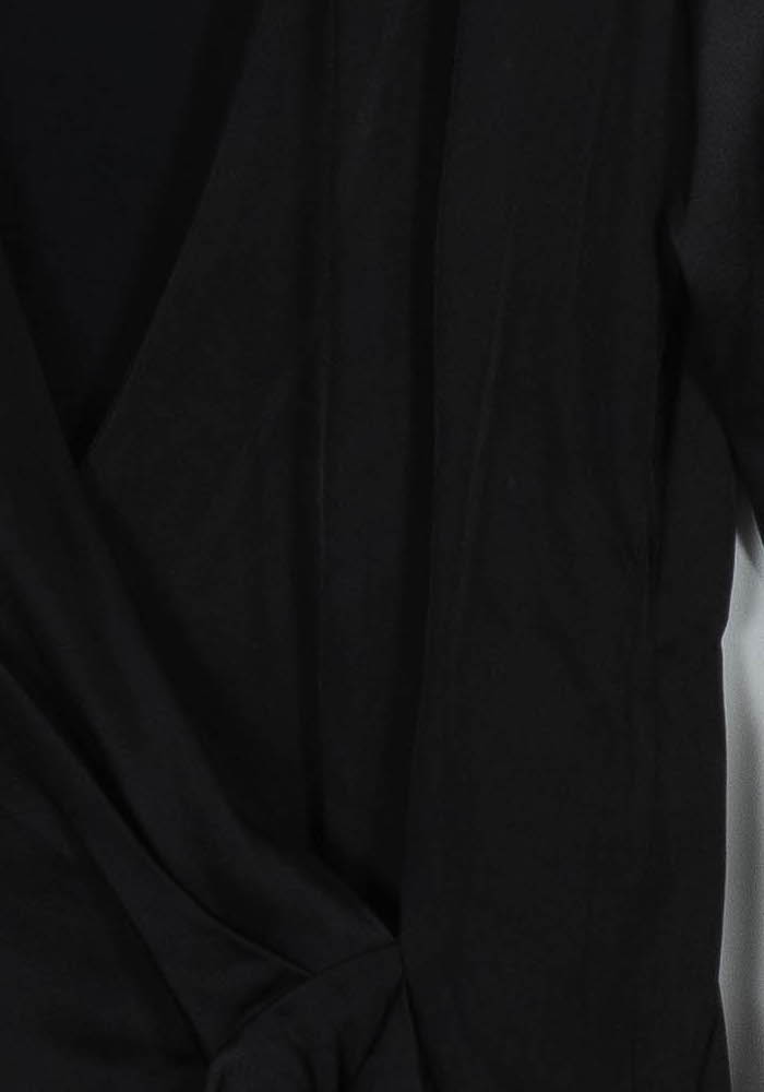 Robe Portefeuille Noire - Taille S/36 de la marque Vanessa Bruno | PARAD88616 - Vendu par Paradigme - Image 3