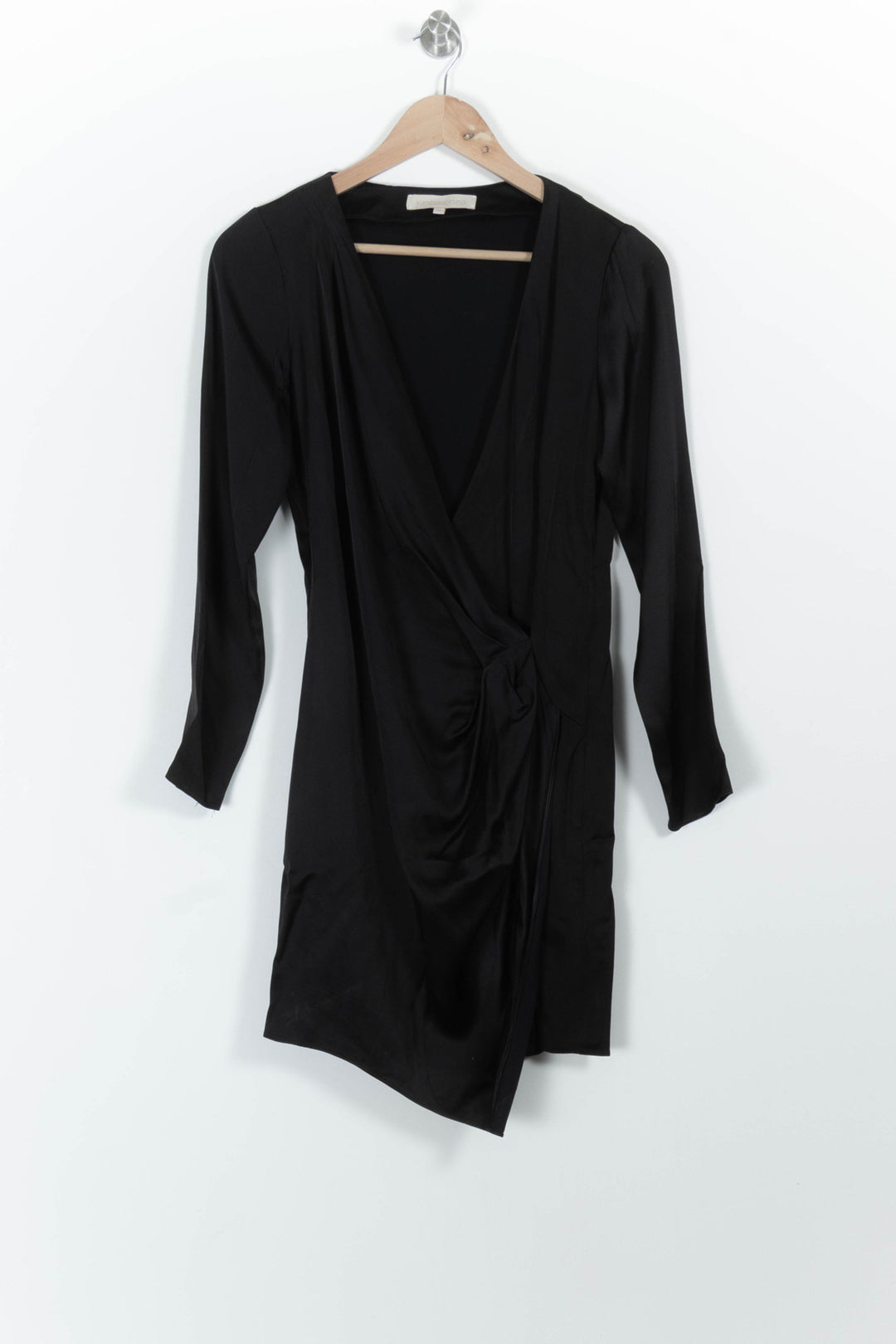 Robe Portefeuille Noire - Taille S/36 de la marque Vanessa Bruno | PARAD88616 - Vendu par Paradigme - Image 2