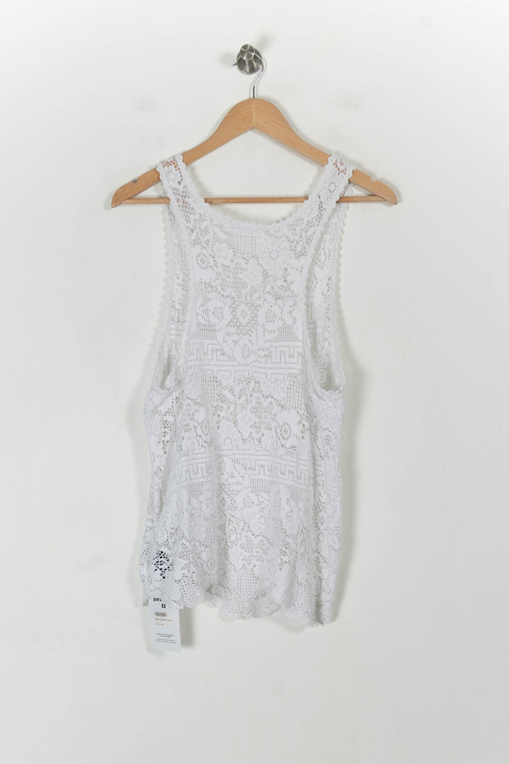 Débardeur Blanc - Taille L/40 de la marque Isabel Marant étoile | PARAD88619 - Vendu par Paradigme - Image 4