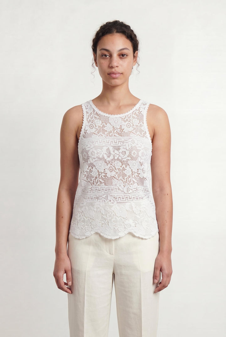 Débardeur Blanc - Taille L/40 de la marque Isabel Marant étoile | PARAD88619 - Vendu par Paradigme - Image 1