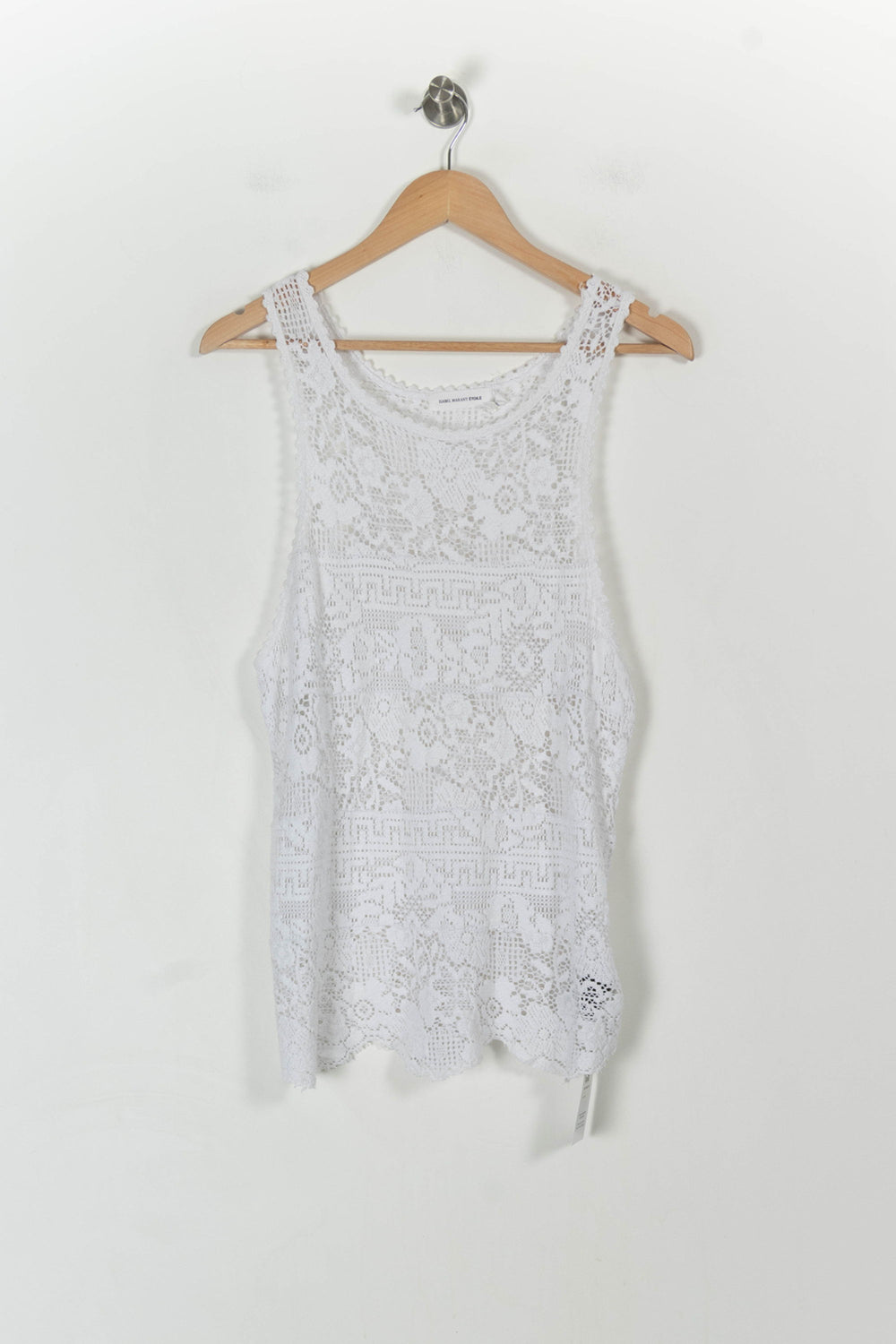 Débardeur Blanc - Taille L/40 de la marque Isabel Marant étoile | PARAD88619 - Vendu par Paradigme - Image 2