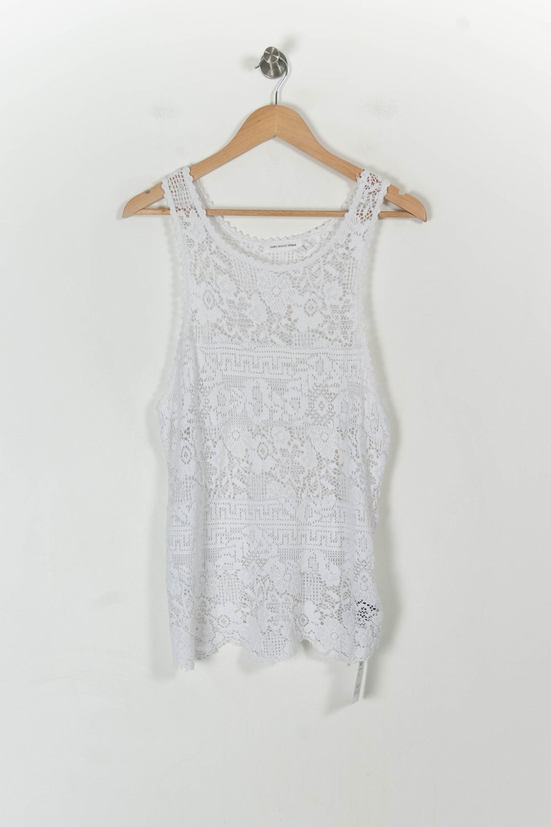 Débardeur Blanc - Taille L/40 de la marque Isabel Marant étoile | PARAD88619 - Vendu par Paradigme - Image 2