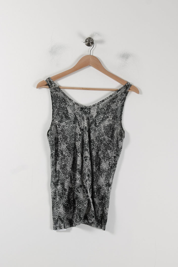 Débardeur Gris et Noir - Taille S/36 de la marque The Kooples | PARAD88620 - Vendu par Paradigme - Image 4
