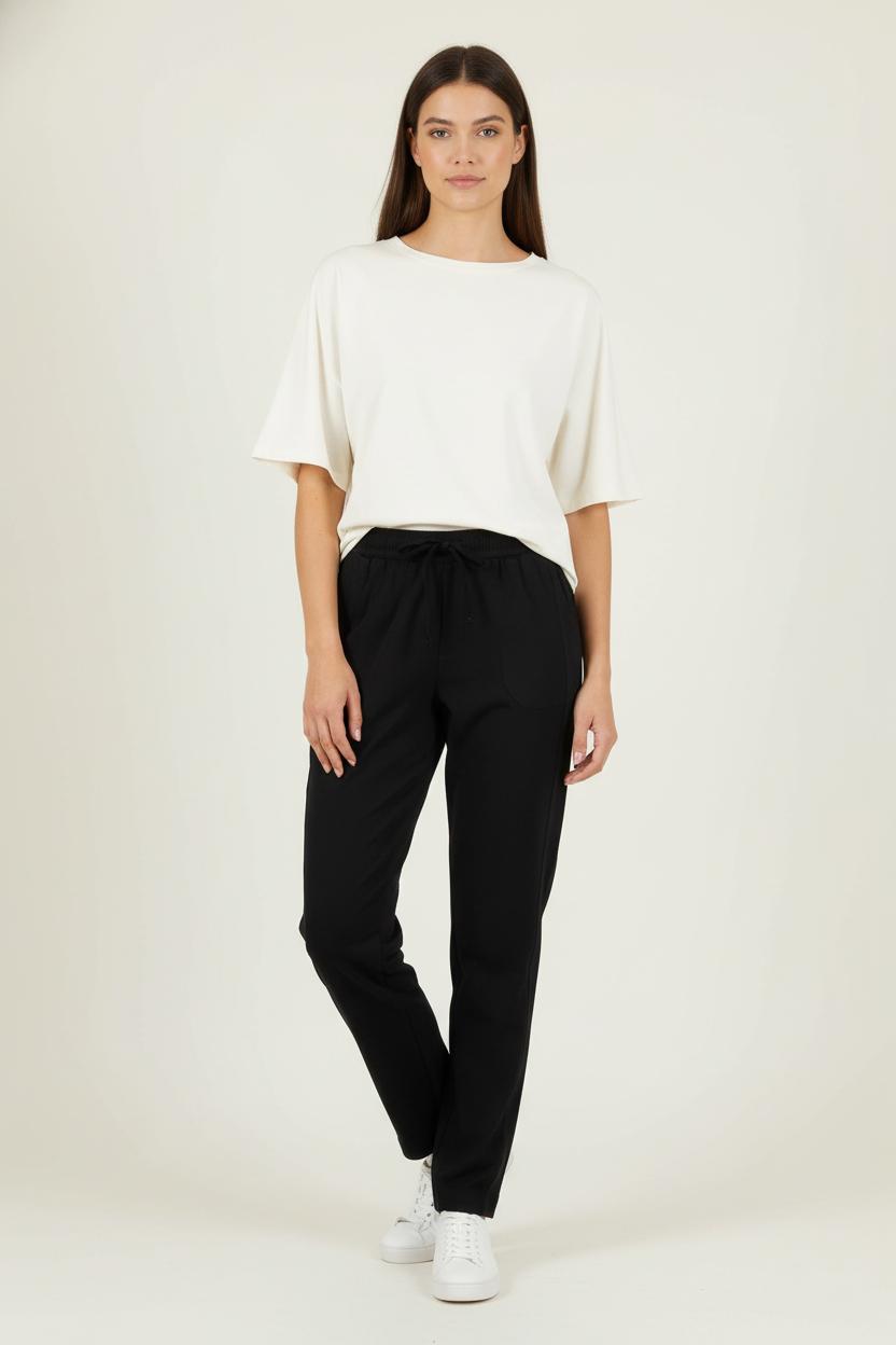 Pantalon Noir - Taille S/36 de la marque Sandro | PARAD88624 - Vendu par Paradigme - Image 1