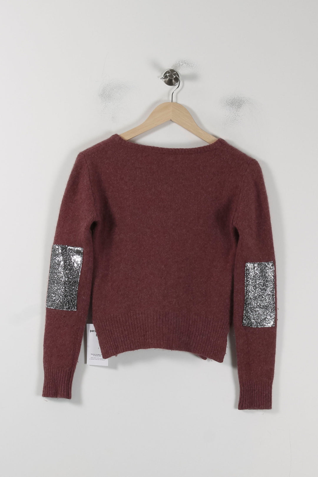 Pull Bordeaux - Taille S/36 de la marque Zadig&Voltaire | PARAD88631 - Vendu par Paradigme - Image 4