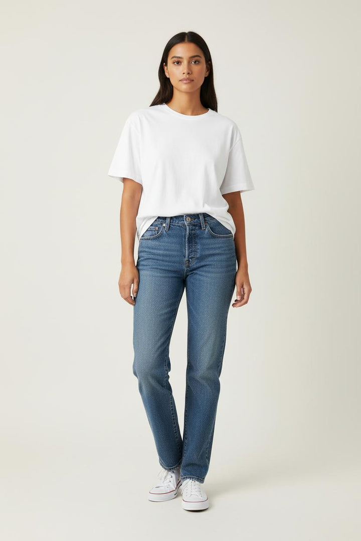 Jean Droit Bleu - Taille S/36 de la marque Levi's | PARAD88634 - Vendu par Paradigme - Image 1