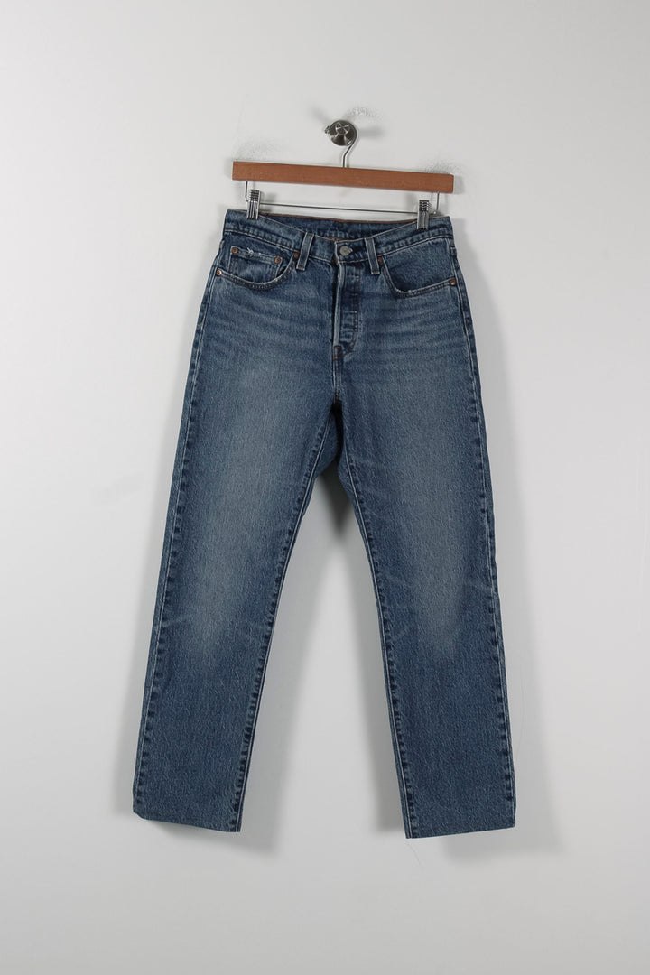 Jean Droit Bleu - Taille S/36 de la marque Levi's | PARAD88634 - Vendu par Paradigme - Image 2