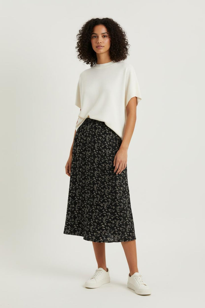 Jupe Longue Noire et Blanche - Taille S/36 de la marque Petite Mendigote | PARAD88643 - Vendu par Paradigme - Image 1