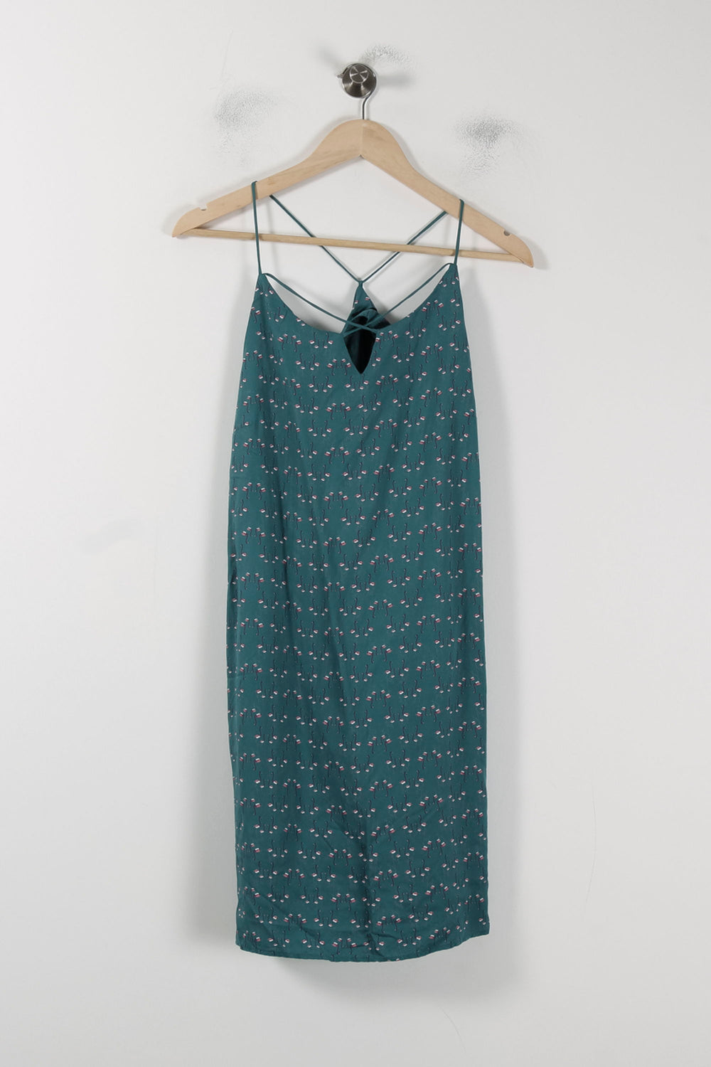 Robe Fleurie Bleue - Taille L/40 de la marque One Step | PARAD88653 - Vendu par Paradigme - Image 2