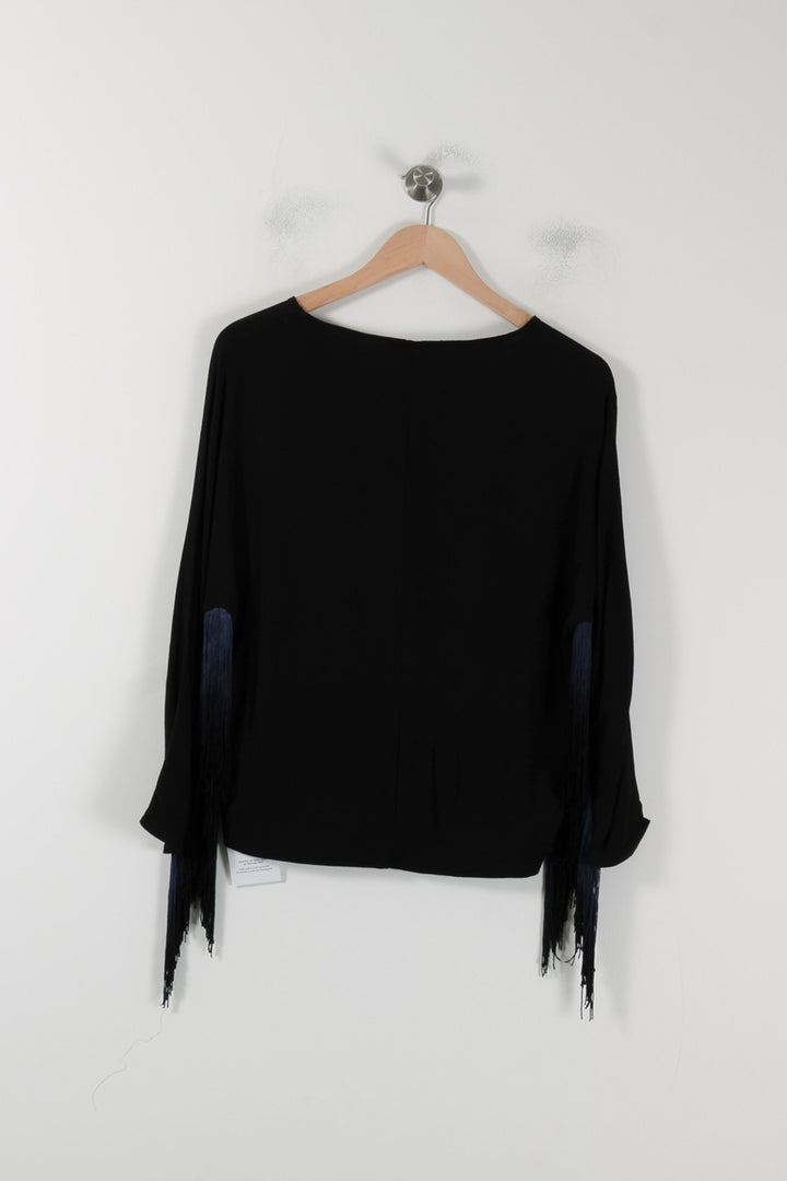 Blouse Noire - Taille S/36 de la marque Maje | PARAD88666 - Vendu par Paradigme - Image 4
