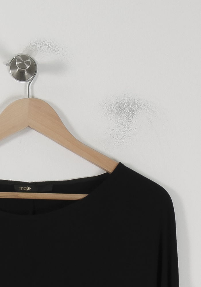 Blouse Noire - Taille S/36 de la marque Maje | PARAD88666 - Vendu par Paradigme - Image 3