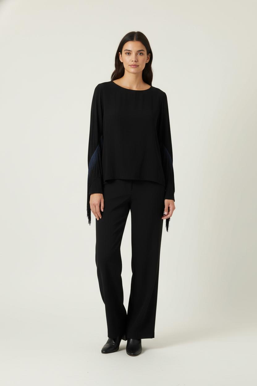 Blouse Noire - Taille S/36 de la marque Maje | PARAD88666 - Vendu par Paradigme - Image 1