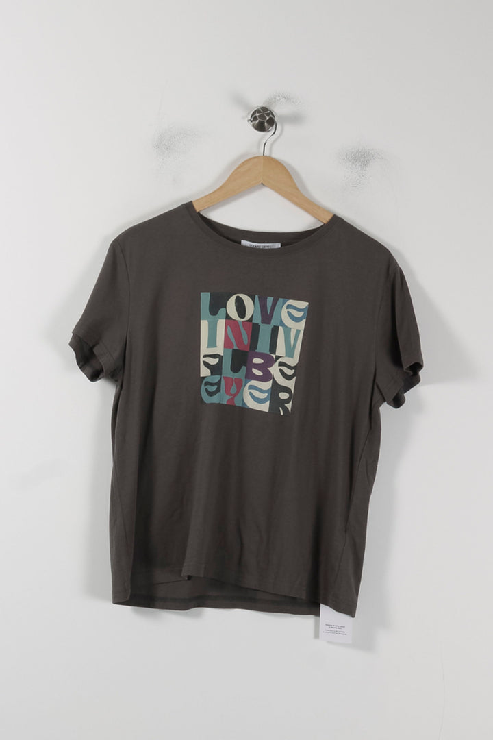 Tee-shirt Gris - Taille S/36 de la marque Gerard Darel | PARAD88677 - Vendu par Paradigme - Image 2