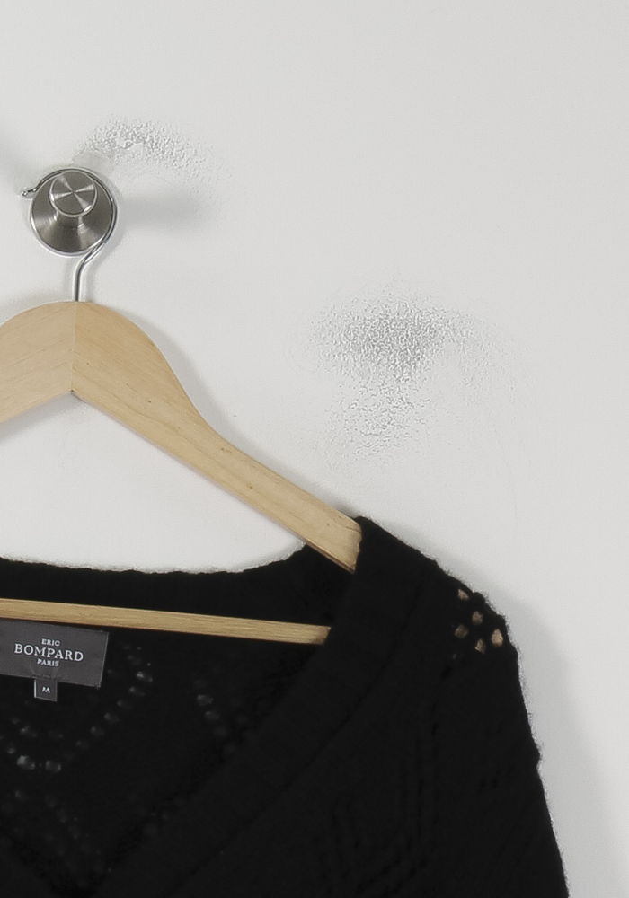 Cardigan Noir - Taille M/38 de la marque Eric Bompard | PARAD88678 - Vendu par Paradigme - Image 3