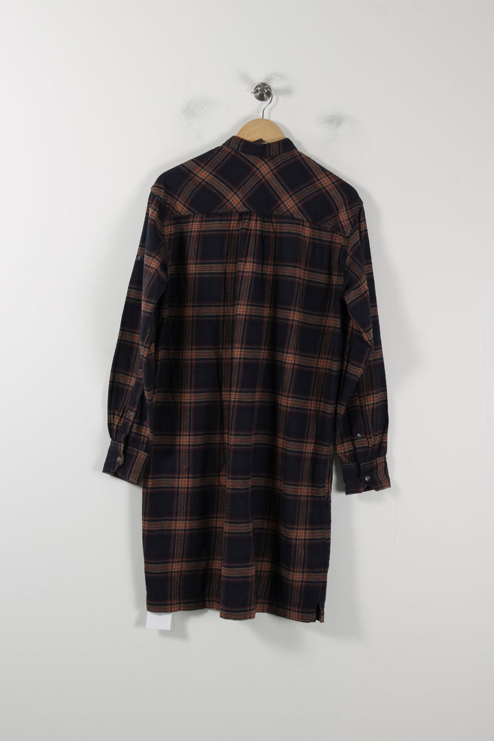 Robe Chemise Bleu et Rouge - Taille L/40 de la marque Zadig&Voltaire | PARAD88682 - Vendu par Paradigme - Image 4