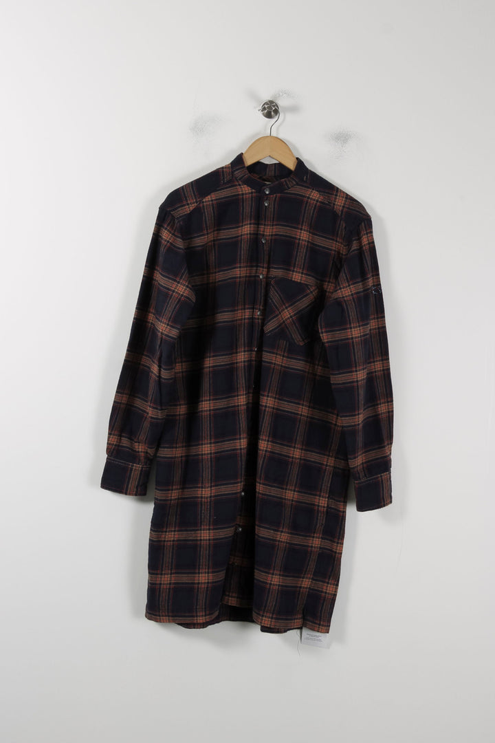 Robe Chemise Bleu et Rouge - Taille L/40 de la marque Zadig&Voltaire | PARAD88682 - Vendu par Paradigme - Image 2