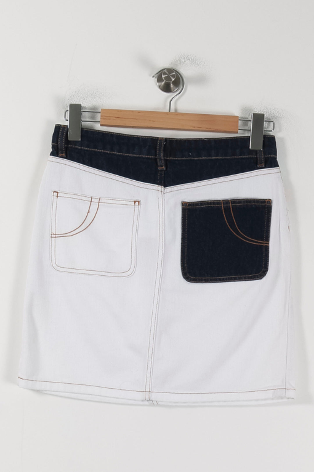 Jupe Courte Blanche et Rose - Taille M/38 de la marque Maje | PARAD88701 - Vendu par Paradigme - Image 4