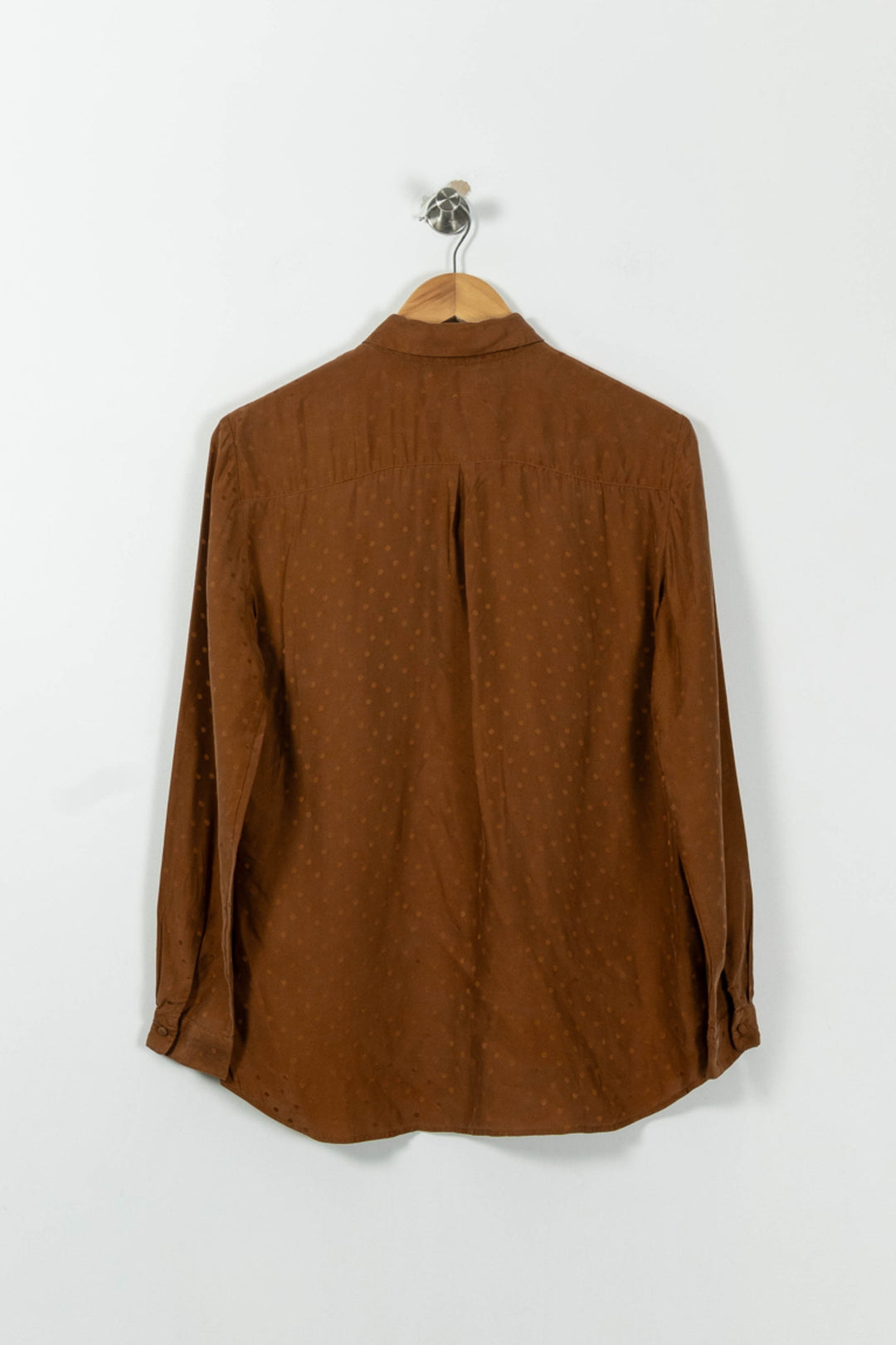 Chemise Marron - Taille S/36 de la marque Sézane | PARAD8871 - Vendu par Paradigme - Image 4