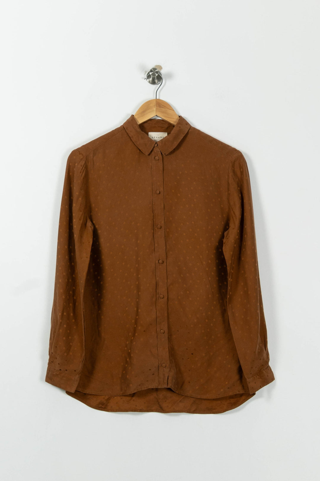 Chemise Marron - Taille S/36 de la marque Sézane | PARAD8871 - Vendu par Paradigme - Image 2