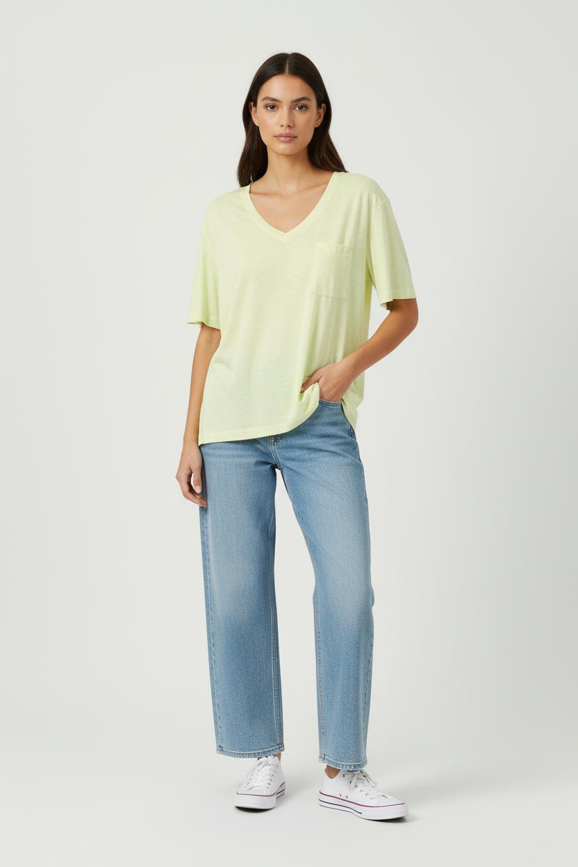 Tee-shirt Jaune - Taille L/40 de la marque ZAPA | PARAD88710 - Vendu par Paradigme - Image 1