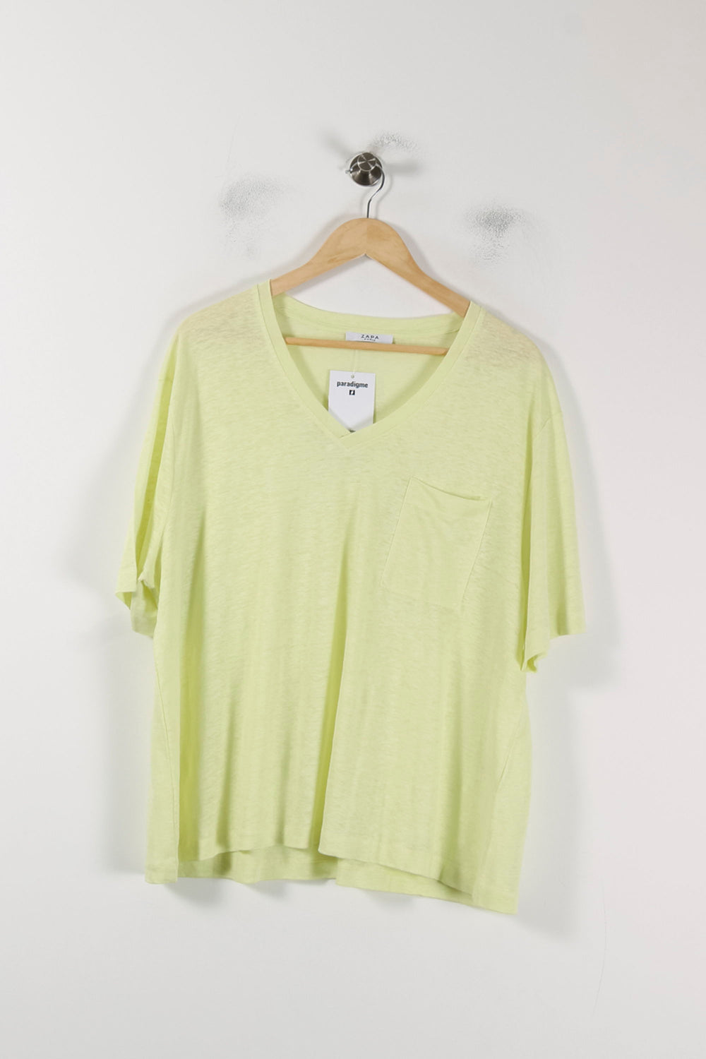 Tee-shirt Jaune - Taille L/40 de la marque ZAPA | PARAD88710 - Vendu par Paradigme - Image 2