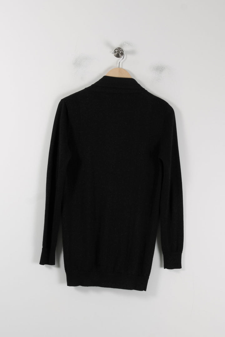 Cardigan Noir - Taille S/36 de la marque Claudie Pierlot | PARAD88725 - Vendu par Paradigme - Image 4
