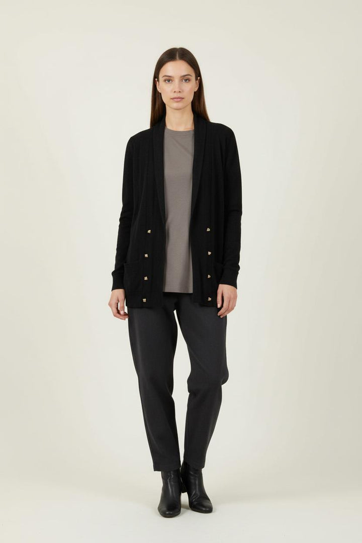 Cardigan Noir - Taille S/36 de la marque Claudie Pierlot | PARAD88725 - Vendu par Paradigme - Image 1