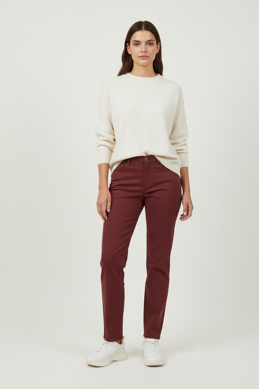 Jean Bordeaux - Taille XXL/44 de la marque Caroll | PARAD88729 - Vendu par Paradigme - Image 1