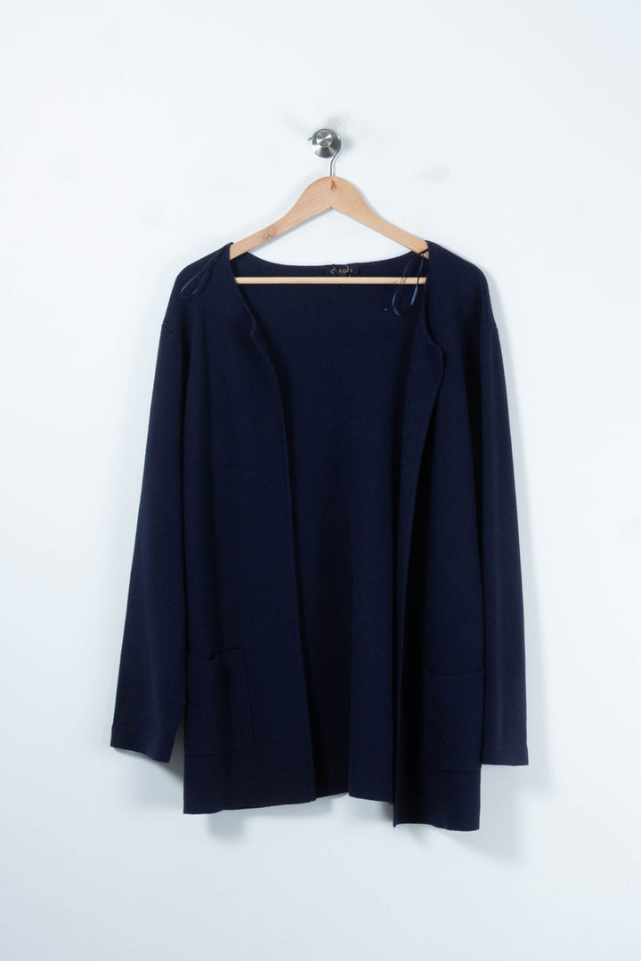 Cardigan Bleu - Taille L/40 de la marque Caroll | PARAD88730 - Vendu par Paradigme - Image 2