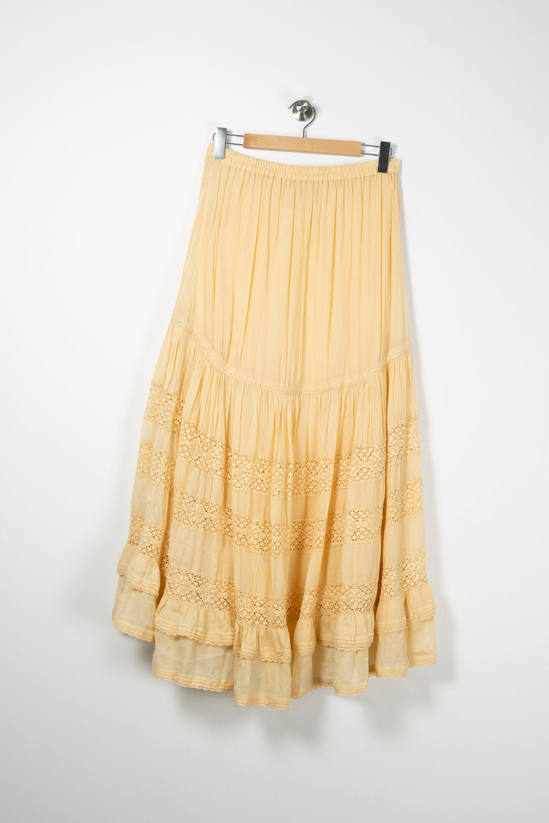 Jupe Longue Jaune - Taille XL/42 de la marque Mes Demoiselles Paris | PARAD88733 - Vendu par Paradigme - Image 4
