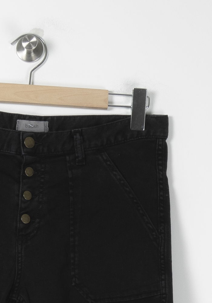 Short en Jean Noir - Taille S/36 de la marque ba&sh | PARAD88743 - Vendu par Paradigme - Image 3