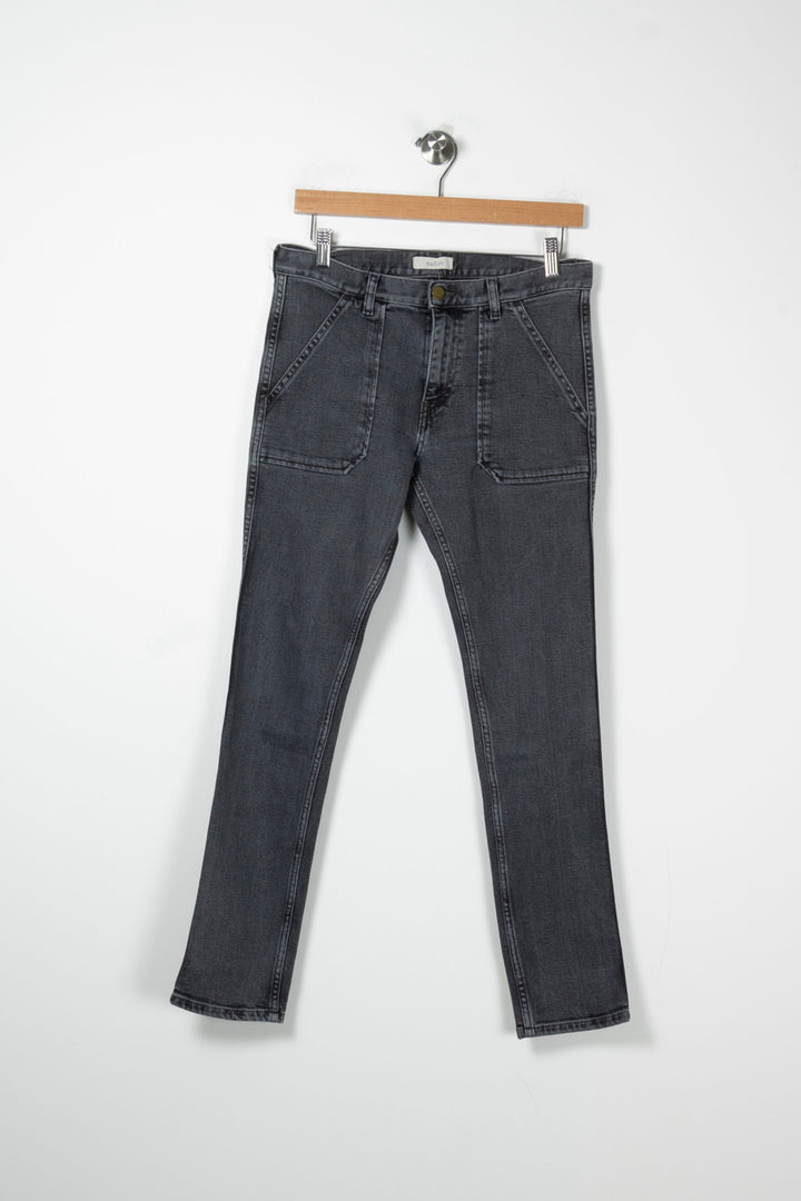 Jean Gris - Taille S/36 de la marque ba&sh | PARAD88744 - Vendu par Paradigme - Image 2