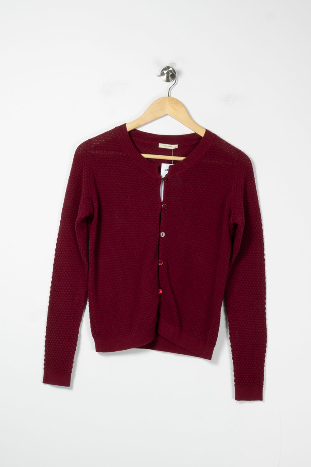 Cardigan Bordeaux - Taille S/36 de la marque Momoni | PARAD88749 - Vendu par Paradigme - Image 2