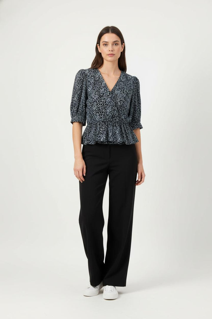 Blouse Noire et Blanche - Taille M/38 de la marque The Kooples | PARAD88756 - Vendu par Paradigme - Image 1