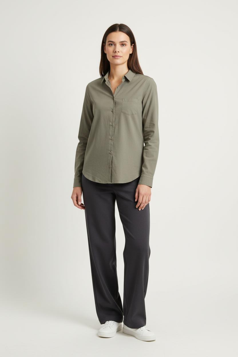 Chemise Verte - Taille M/38 de la marque Sud express | PARAD88769 - Vendu par Paradigme - Image 1