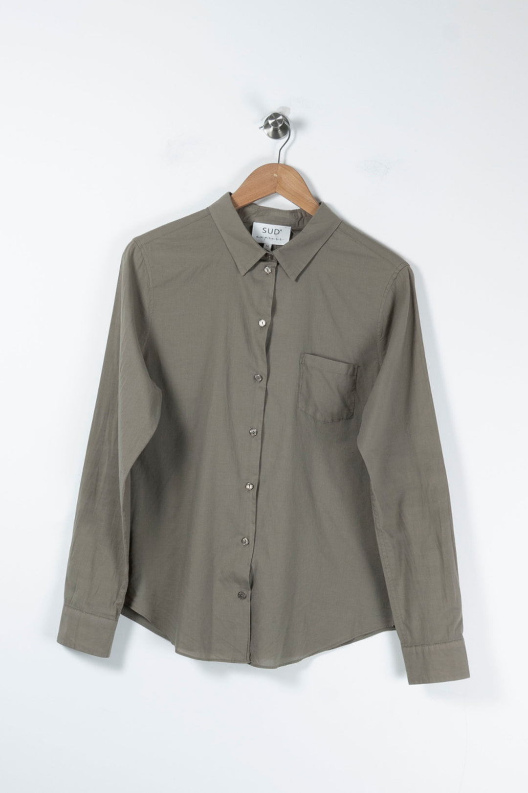 Chemise Verte - Taille M/38 de la marque Sud express | PARAD88769 - Vendu par Paradigme - Image 2
