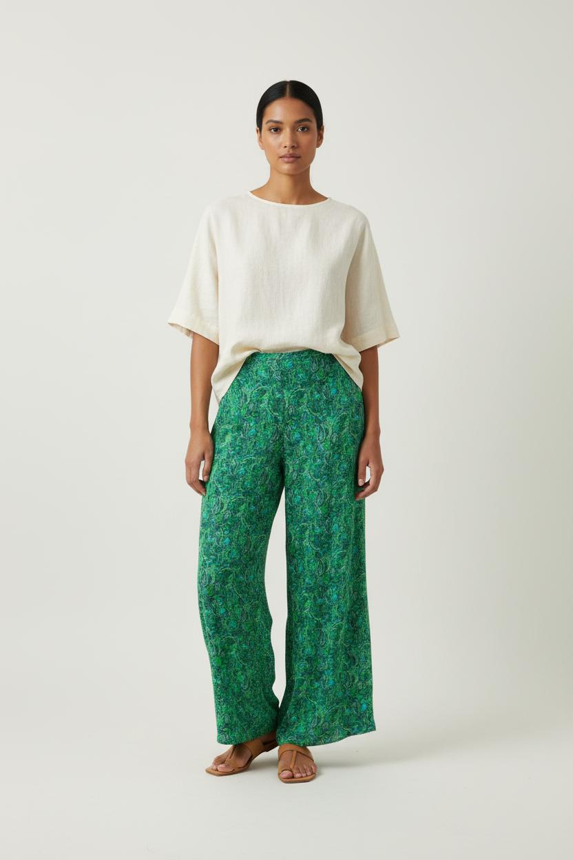 Pantalon Large Vert - Taille M/38 de la marque Weill | PARAD88775 - Vendu par Paradigme - Image 1