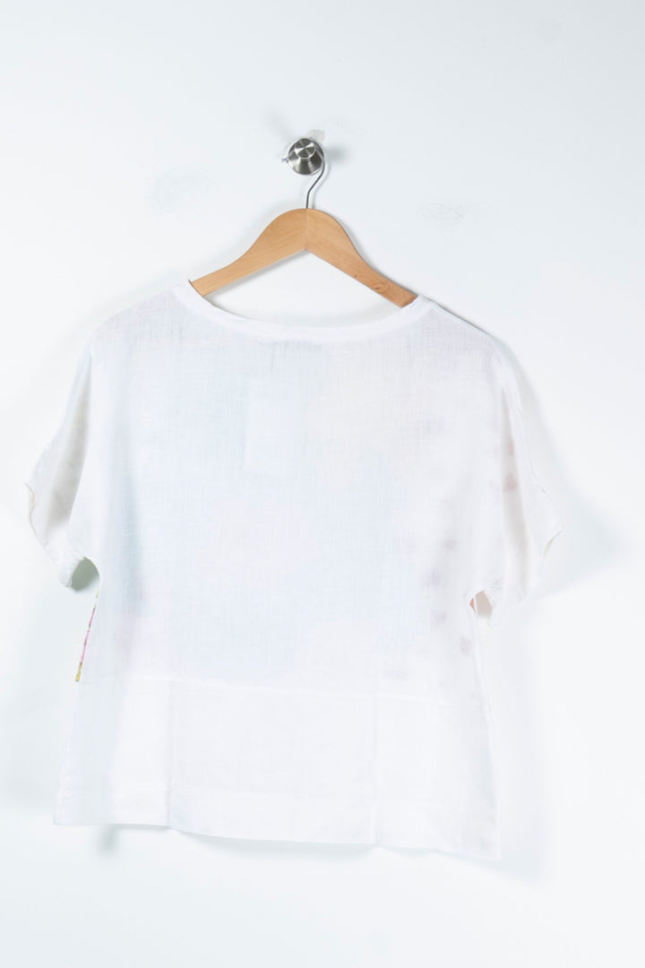 T-shirt Blanc et Vert - Taille M/38 de la marque Weill | PARAD88776 - Vendu par Paradigme - Image 4